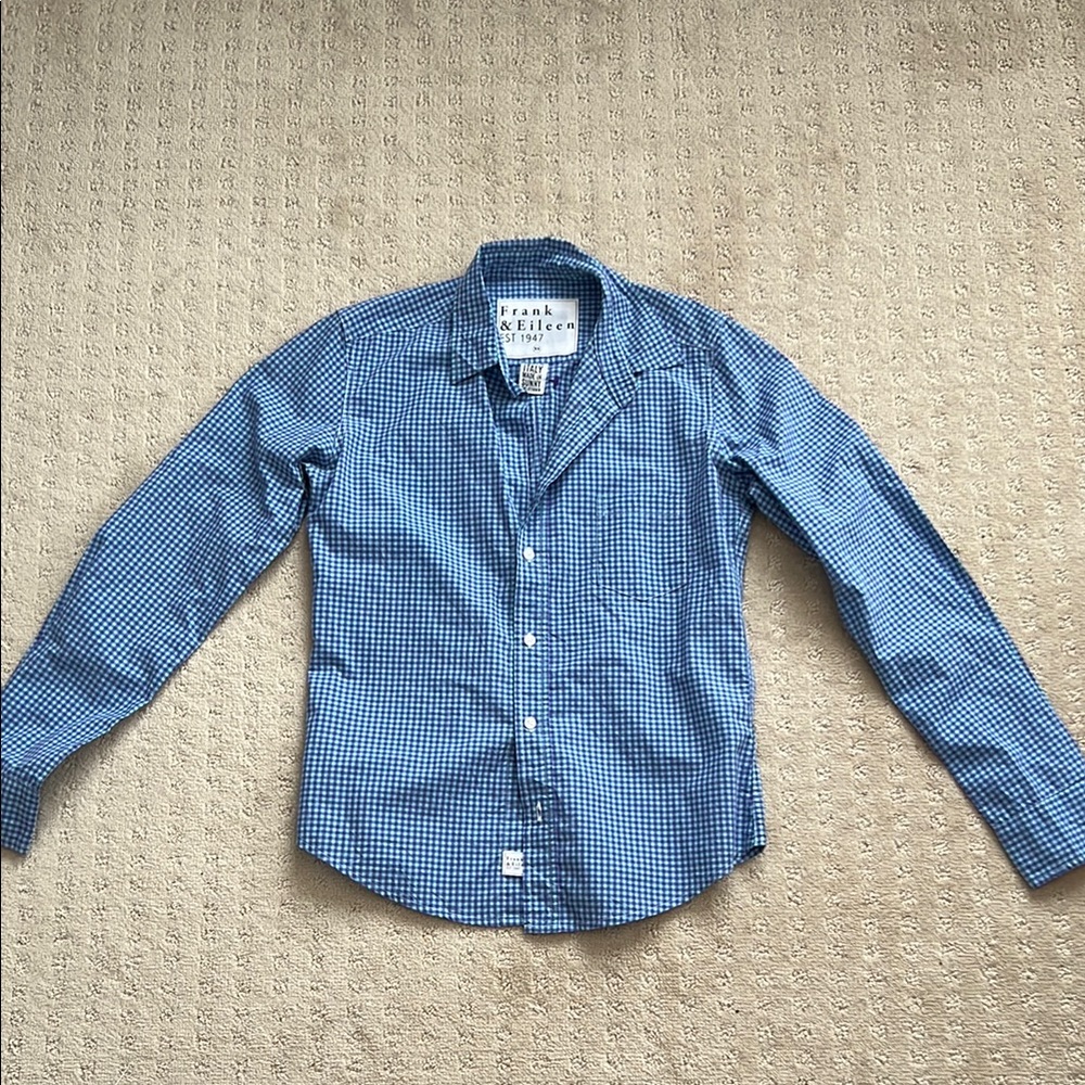 NWT Frank & Eileen Barry Button Up XS